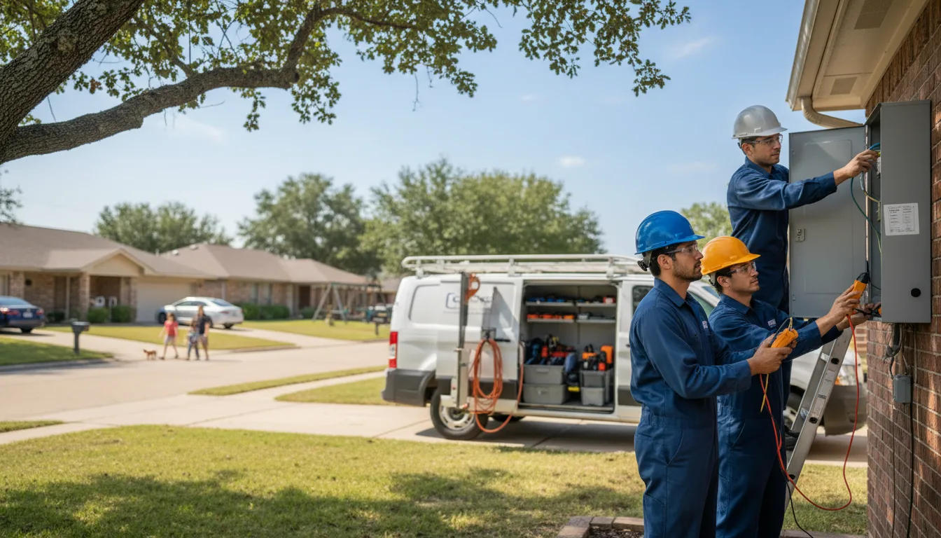 Certified electrician providing emergency electrical services in Onida, SD